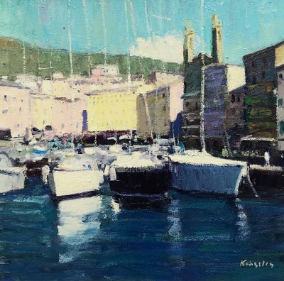 JOHN KINGSLEY - harbour at bastia, corsica
